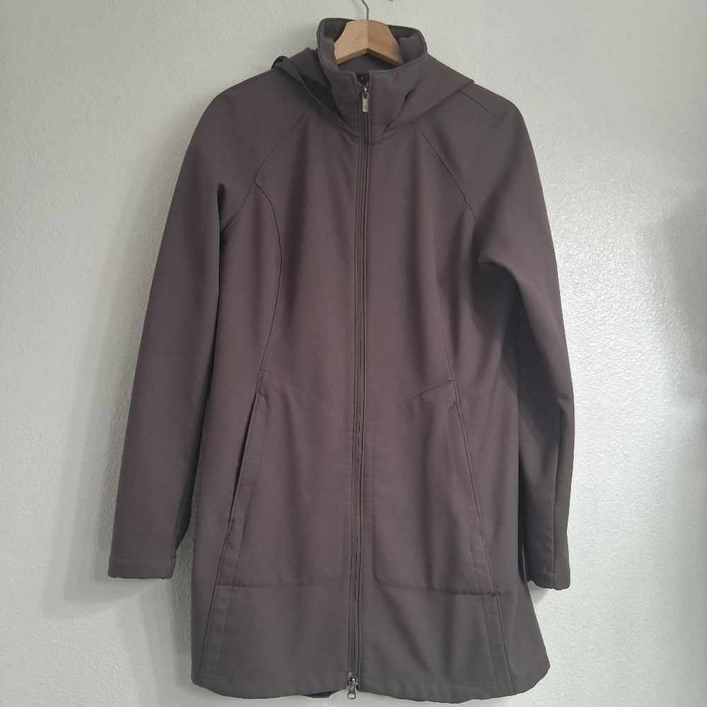 Columbia Women's Grey Hooded Coat   Size M